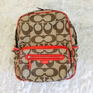 COACH CORAL BACKPACK